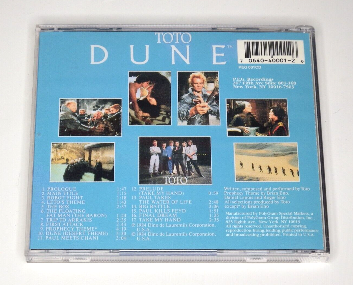 Dune Music Composed By TOTO / デューン DUNE OST - Dune - Original Soundtrack Recording - Amazon.com Music