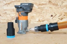 1-1/4" Shop Vac Locking Hose Adapter for Ridgid 18v Router