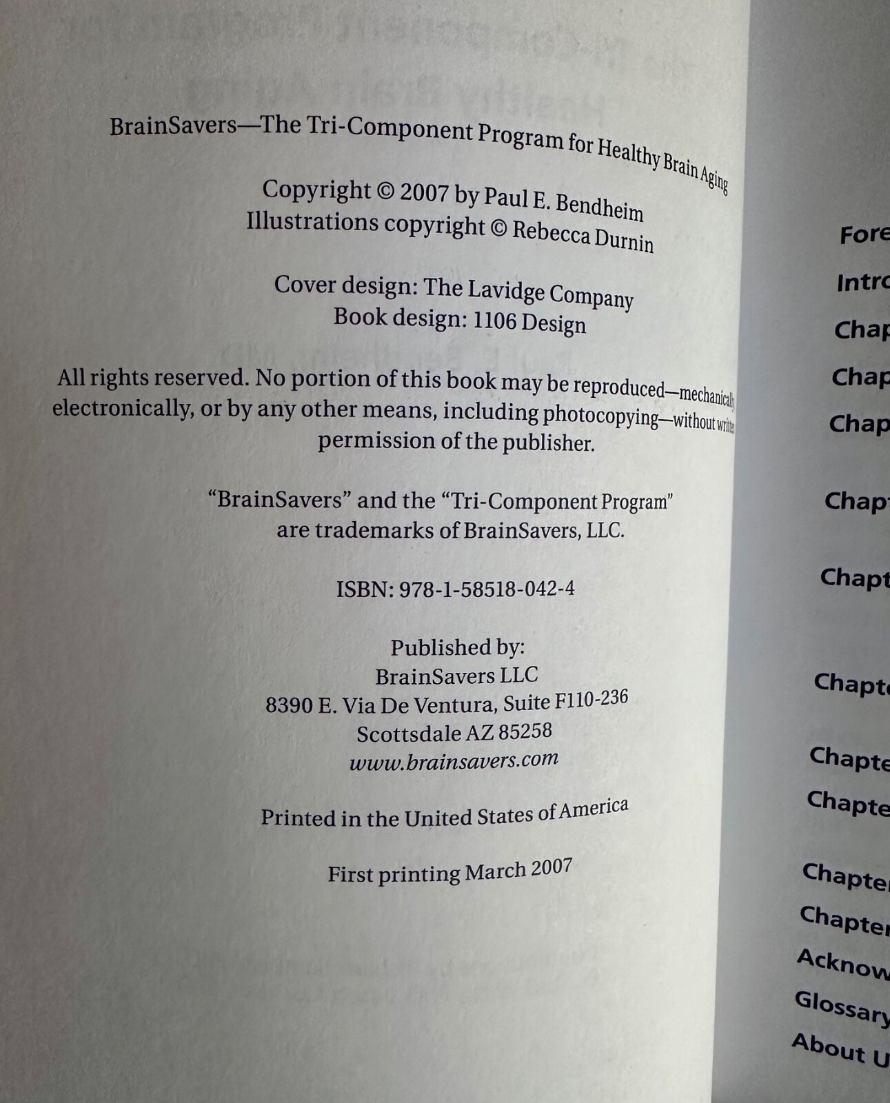 BrainSavers: The Tri-Component Program for Healthy Brain Aging