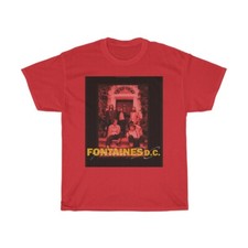 Fontaines DC RARE Unisex Adult T-Shirt Unisex Heavy Cotton Tee