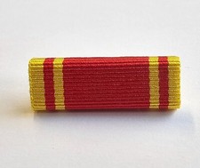 1 Fullsize Medal Ribbons on Pin Brooch - Fire Service Long Service