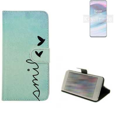 360° Schutz Hülle für OnePlus Nord N20 5G Wallet Case Design smile