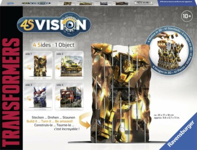 Ravensburger 4 Seiten in 3D Vision Puzzle Transformers 25 cm x 17 x 18 cm NEU