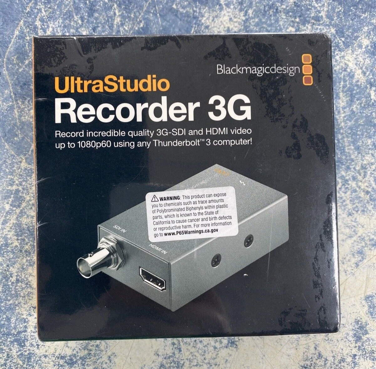 Blackmagic Design UltraStudio Recorder 3G Capture Device Record