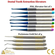 Dental PDL Luxating Elevators Extracting Periotome Luxation Tooth Extraction Kit