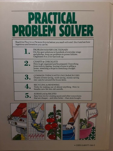 Practical Problem Solver by Reader's Digest Hardcover Book - 1991 - Picture 2 of 3