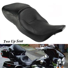 For Harley Road Glide 98-07 New Low-Profile 2-Up Driver & Passenger Pillion Seat