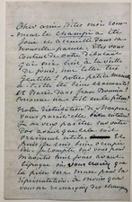 George SAND - Belle L.A.S. on the adaptation of his novels (1853)