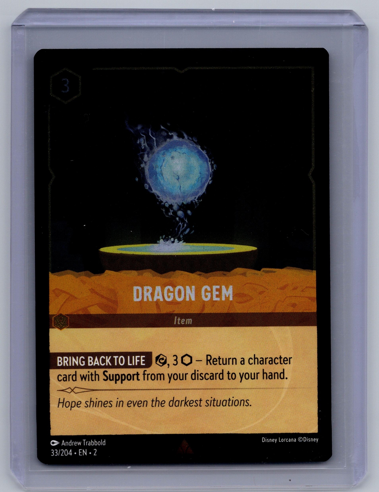 Dragon Gem Foil #33/204 Near Mint or Better Rise of the Floodborn