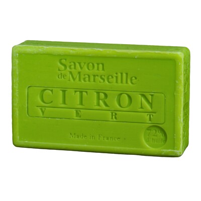 Seife Limette / Citron vert / Savon de Marseille / 100g / Le Chatelard