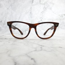 B L Ray-Ban Sunglasses Brown Wayfarer II Full Rim Frames