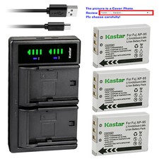 Kastar Battery LTD2 Charger for Fujifilm NP-95 BC-65N Fuji FinePix F31fd Camera