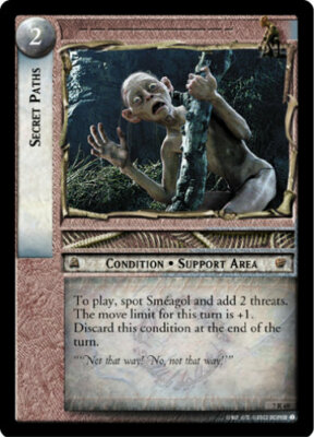 LOTR TCG ROTK Return OT King SECRET PATHS 7R69 Foil + Regular Pair