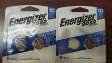 Energizer CR2032 Lithium 4 batteries 