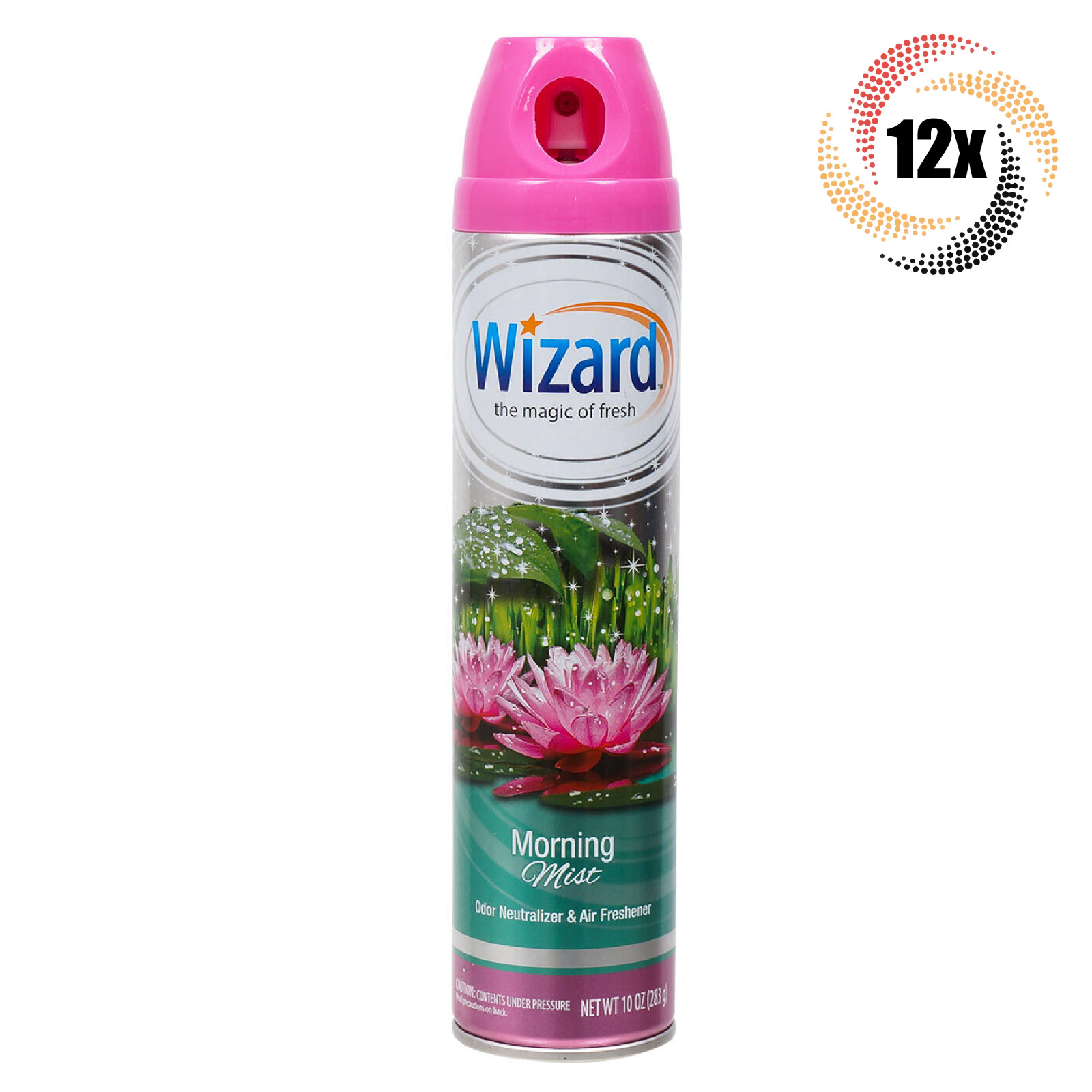 12 спреев Wizard Morning Mist Scent Нейтрализатор запаха и освежитель воздуха 10 унций 6890₽
