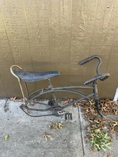 Rollfast Vintage Fastback Krate Style Bicycle  Frame Seat Handlebars Crank Chain