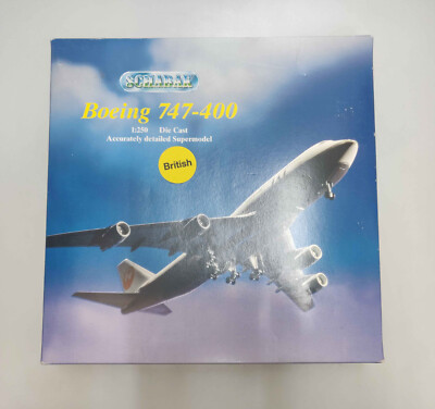 SCHABAK BOEING 747-400 1:250 DIE CAST ACCURATELY DETAILED SUPERMODEL