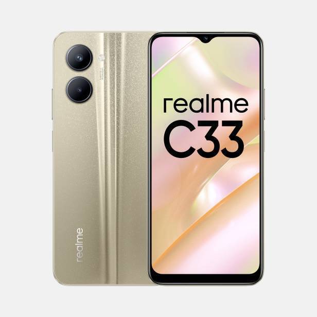 Realme C33 RMX3624 Factory Unlocked Dual SIM 6.5 inch HD+ Display