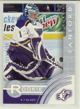 2001-02 UD SPX ROOKIE REDEMPTION CURTIS SANFORD RC #R26 Update Upper Deck Blues