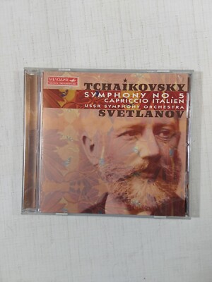 Tchaikovsky Symphony No 5 Capriccio Italien Ussr Symphony Orchestra Svetlanov CD