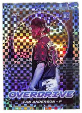 2021 Panini Chronicles Ian Anderson Overdrive BUILDING BLOCKS rookie card Braves