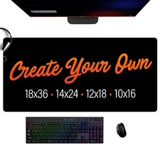 Custom Desk Mat/Pad, Large Gaming Desk Mat | Made & Printed in the USA