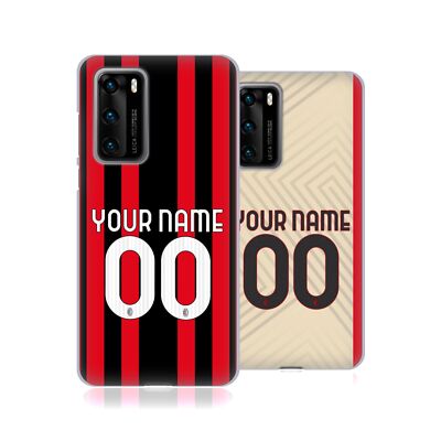 CUSTOM CUSTOMIZED PERSONALIZED AC MILAN 2021/22 KIT GEL CASE FOR HUAWEI PHONES 4
