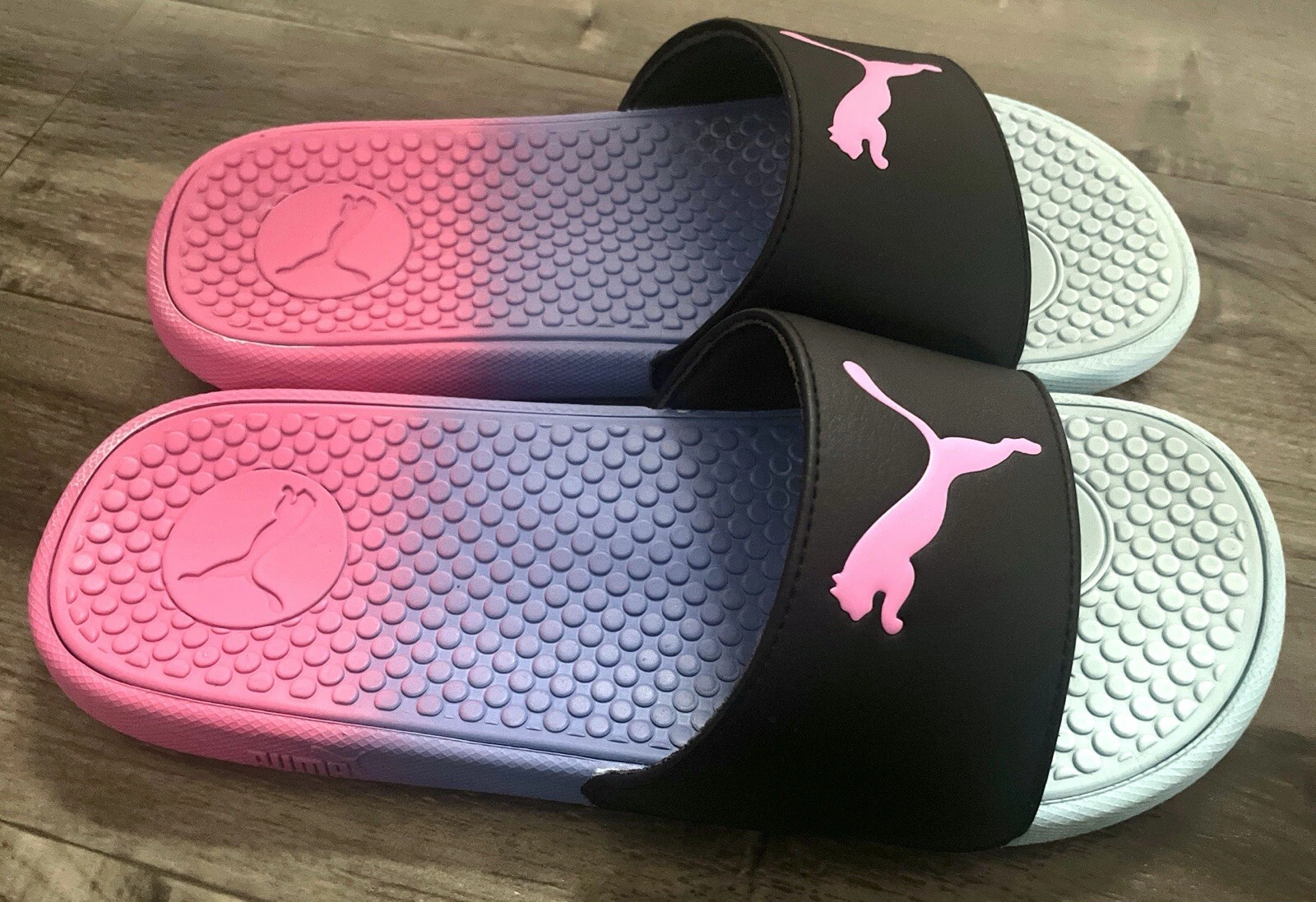 Sandali da donna Puma Cool Cat slides slip on da spiaggia multicolore taglia 9