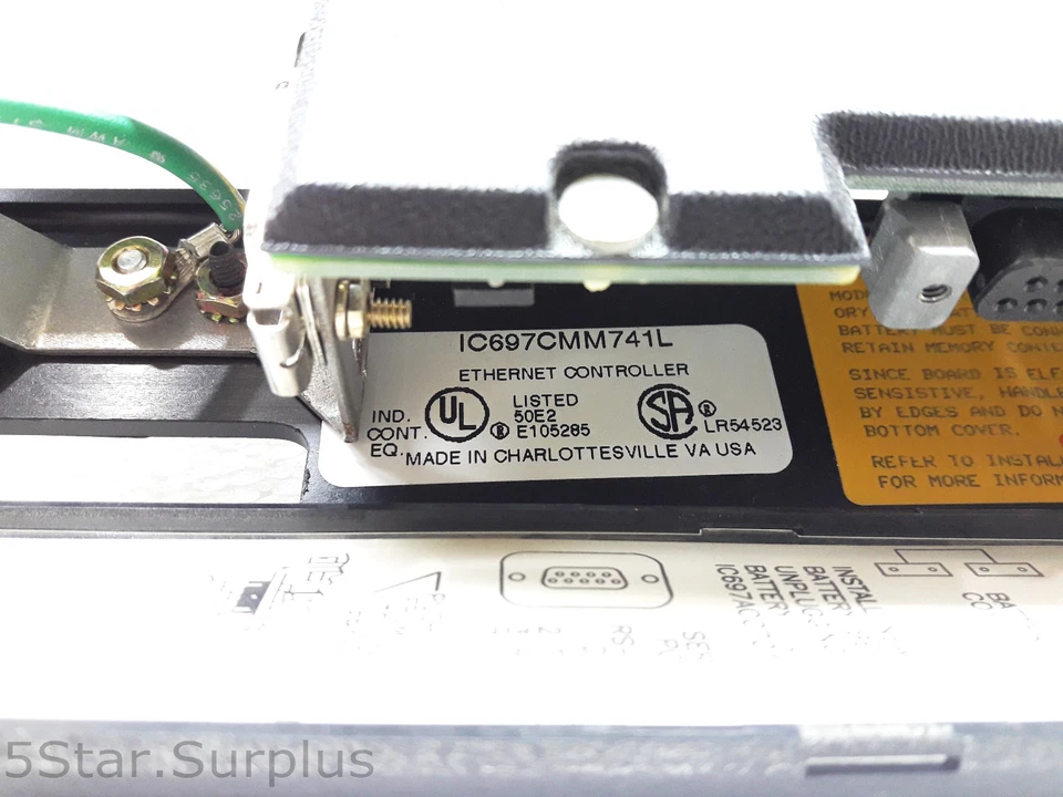 GE FANUC IC697CMM741L ETHERNET COMMUNICATION MODULE - Image 4 of 4