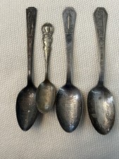 1933 World's Fair A Century of Progress X2 .1939x1 . 1998x1 Souvenir Spoons (013