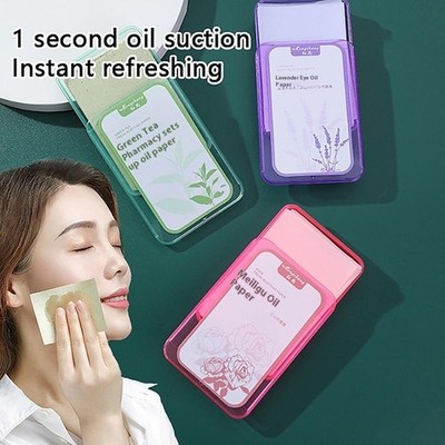 300Pcs Face Oil Control Film Absorbent Tissue Makeup Blotting Paper Pad