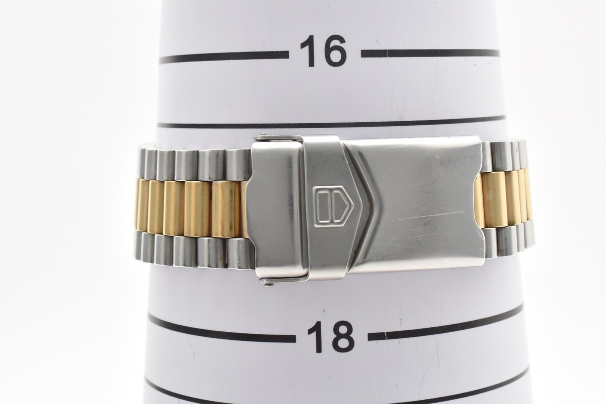 EXC＋5】TAG Heuer WE1120-R Professional 2000 Silver Gold Two-Tone