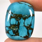 19.60Cts. Natural Blue Turquoise Cushion Cabochon Gemstones 17mm. 23mm. 04mm.