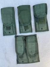 Allied Industries Eagle Mag and Chem Pouch Lot OD Green 556 SEAL Navy NSW