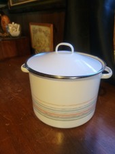 VINTAGE ENAMEL Pot And Lid