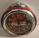 Retro Vintage Coke Coca-Cola Clock FULLY FUNCTIONAL NWOB