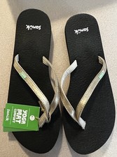 Sanuk Yoga Mat Flip Flops New Women  s Size 10