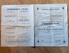 Hammersmith Palace "Sunday Evenings for the People" Programme 10 Feb 1918