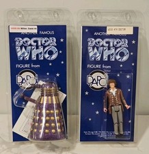 Dr Who Dapol Purple Metallic Gold Millennium Dalek & 4th Doctor Lot Sealed 1996