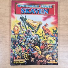 Warhammer Armies: Skaven Warhammer Supplement Games Workshop 1993 PB Rule Book