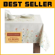 Elegant Square Tablecloth 60x60 Inches - Colmar
