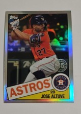2020 Topps Chrome - 1985 Topps Jose Altuve #85TC-19