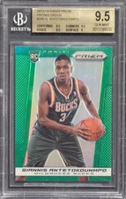 2013-14 PANINI PRIZM PRIZMS GREEN #290 G. ANTETOKOUNMPO BGS 9.5