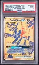2021 Pikachu & Zekrom GX Mint PSA 9 Black Star Promo  SM248 Pokemon Card