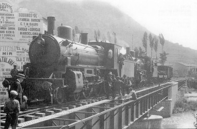 Damplokomotive NORTE - 3144 AK aus Spanien nicht versandt