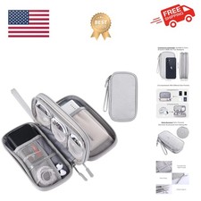 Travel Essentials for Men Women, Electronics Organizer Pouch Bag for Tech Acc...
