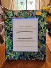 Vtg NEW Original Murano Glass Photo Picture Frame • Italy
