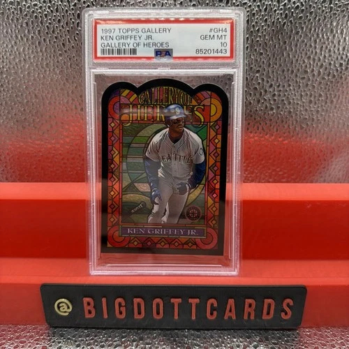 1997 Topps Gallery - Gallery of Heroes Ken Griffey Jr #GH4 PSA 10