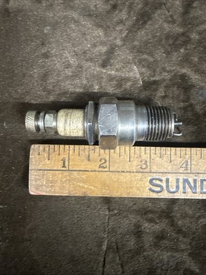 Vintage, rare, ½  pipe, RING spark plug 3/4  Threads Antique Old Super Cool ￼