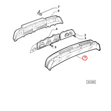 CORNICE QUADRO STRUMENTO CRUSCOTTO LANCIA DEDRA ORIGINALE 9942091